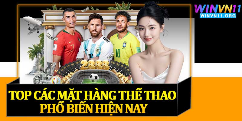 Top Các Mặt Hàng Thể Thao Phổ Biến Hiện Nay